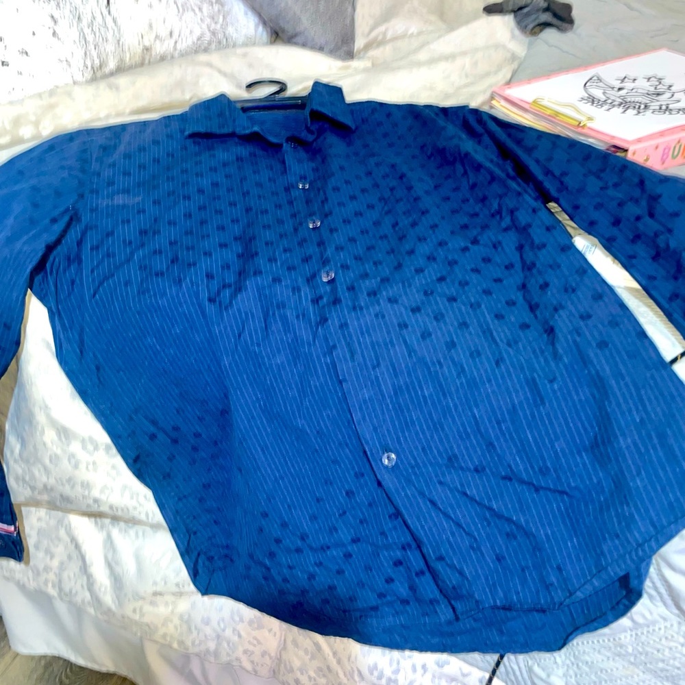 Perry Ellis Long Sleeve Dress Shirt